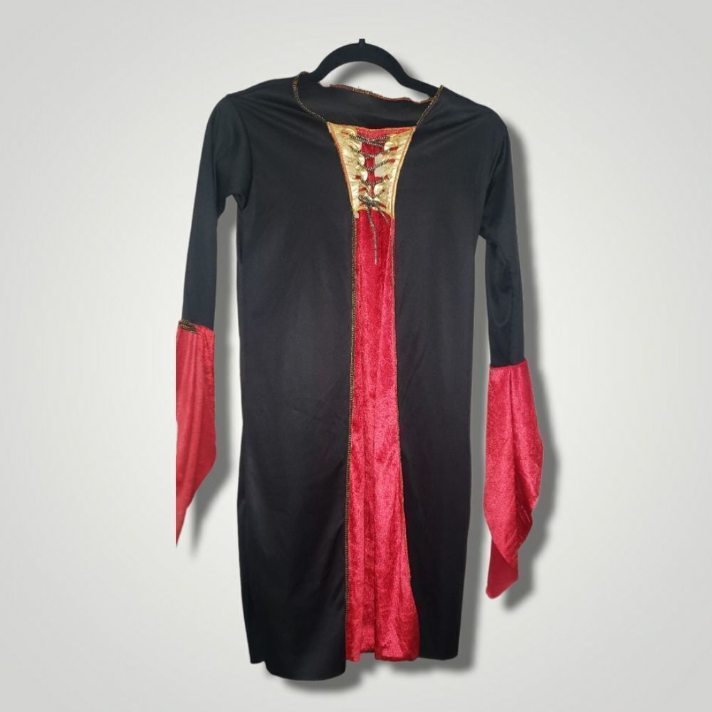 Vampire Vampirene Dress Halloween Costume, Witch, medieval, Renaissance - Picture 5 of 8